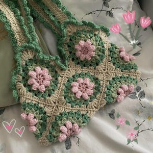 floral crochet bag pattern
